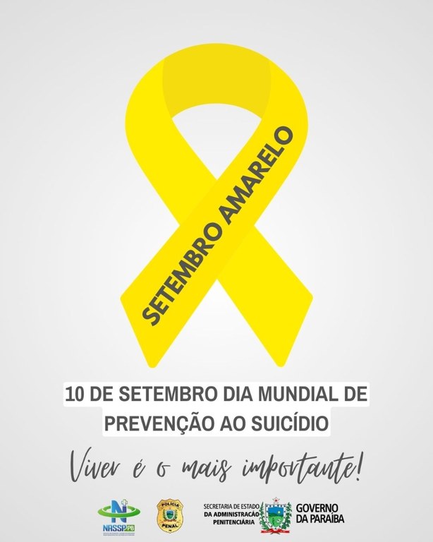 Dia Mundial de Prevenção ao Suicídio: Viver é o mais importante!