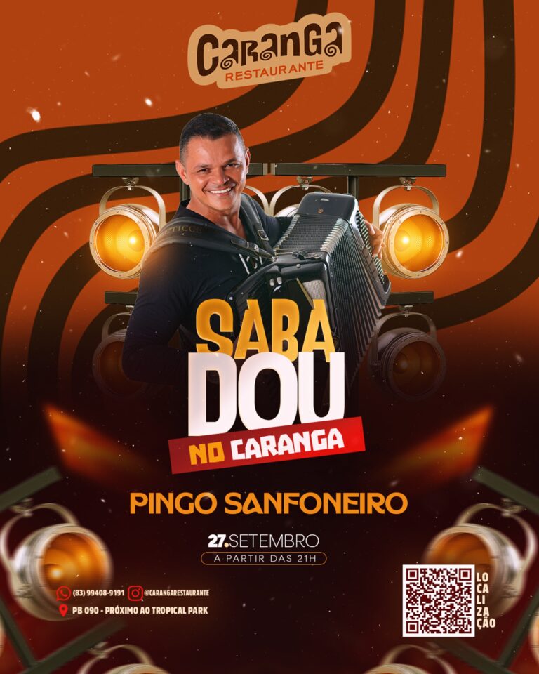 Seu sábado vai ser inesquecível no Caranga!