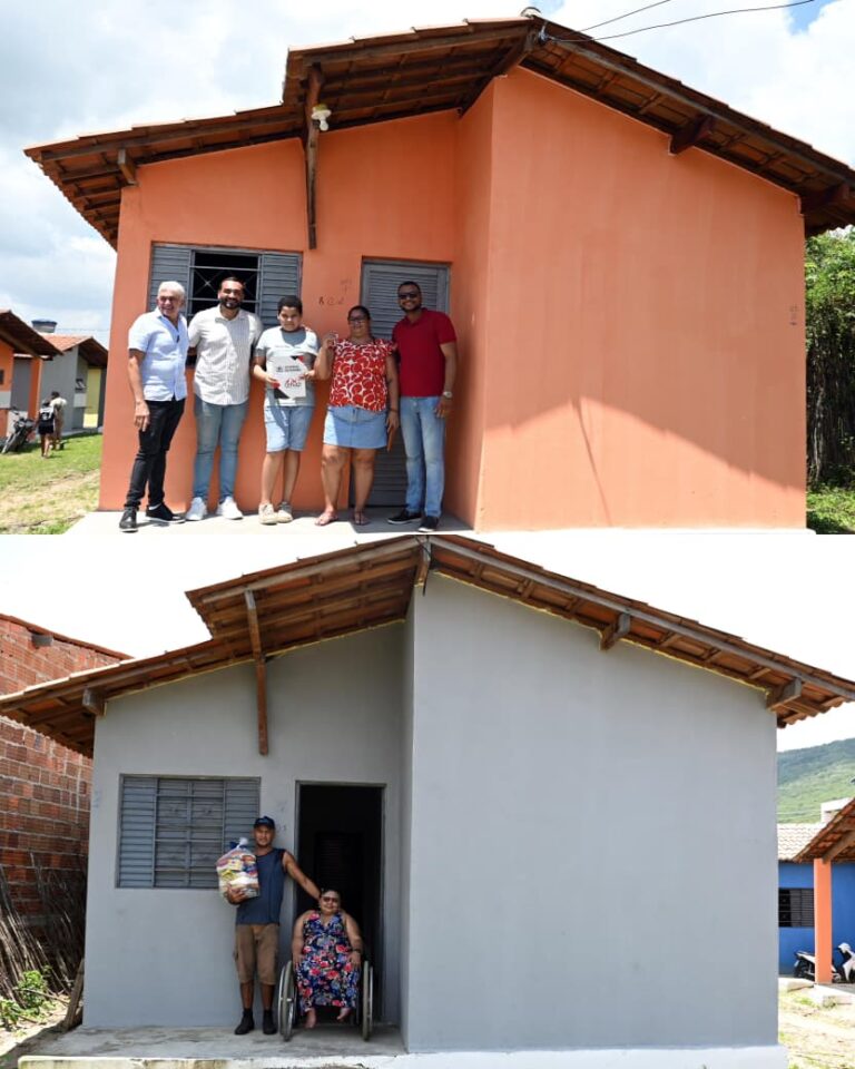 Na manhã desta sexta-feira(12), foi a entrega das casas do novo conjunto habitacional do nosso município.