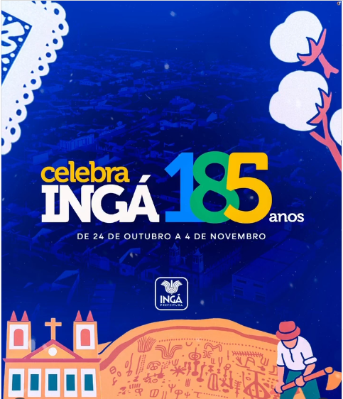 De 24 de outubro a 04 de novembro, vamos comemorar juntos o aniversário da nossa amada cidade