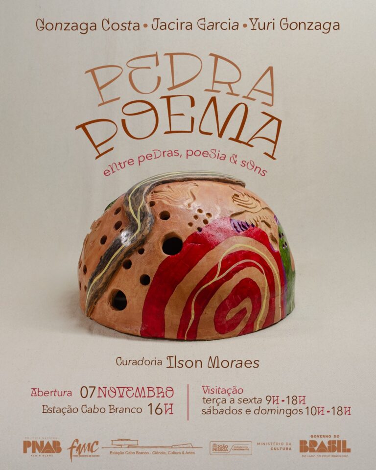 Convidamos  nossos conterraneos ingaenses, para a abertura da exposição “Pedra Poema : entre pedras poesias e sons,”