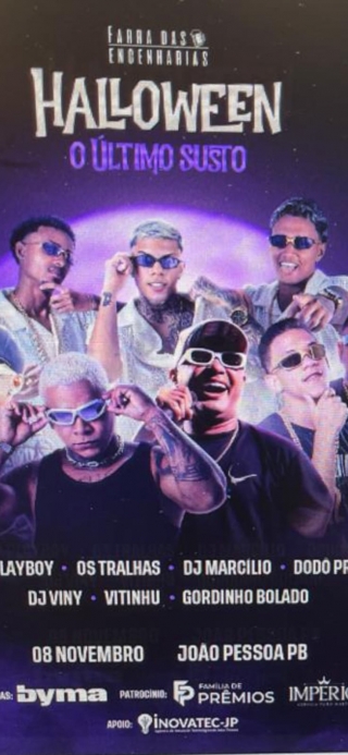 NOITE DE TERROR: Evento promete deixar João Pessoa de cabeça pra baixo, no Estação das Artes