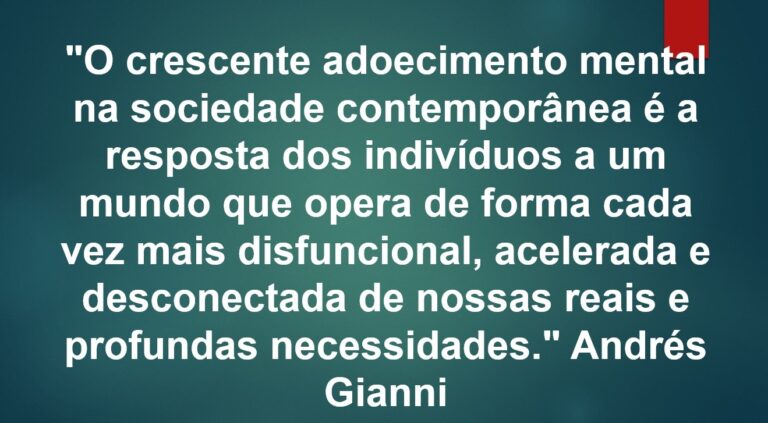 ADOECIMENTO DA SOCIEDADE: UM OLHAR CRÍTICO (Matusalém Alves Oliveira)
