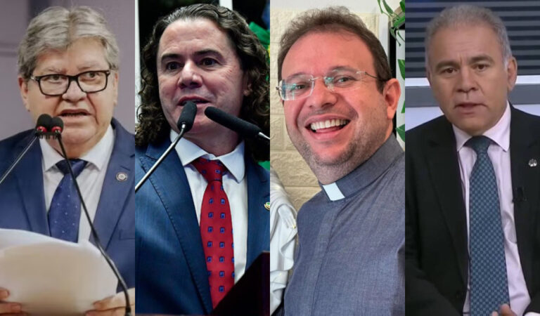Pesquisa Índice e Blog do Márcio Rangel aponta João com 65%, Veneziano com 48%, seguidos por Padre Fabrício 12%, Queiroga 7% e Nabor 4% na disputa pelo Senado