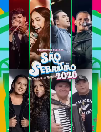 Tradicional Festa de São Sebastião 2026 É fé que fortalece, tradição que une e alegria que contagia!