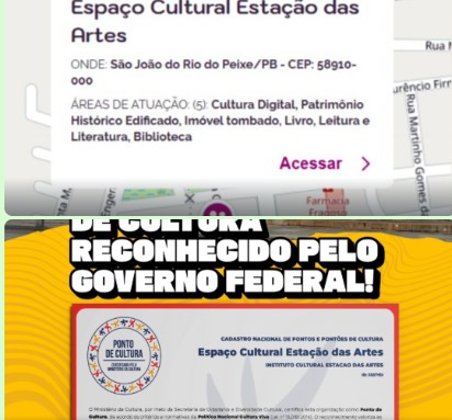 Somos Ponto de Cultura reconhecido pelo Governo Federal!