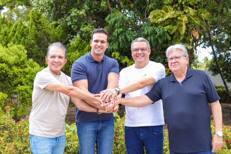 Edvaldo Neto oficializa apoio a João Azevedo e Nabor Wanderley para as eleições 2026