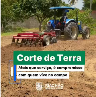 A Prefeitura de Riachão do Bacamarte, através da Secretaria Municipal de Agricultura