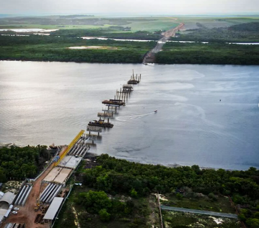 Obras da Ponte do Futuro chegam a 50% de execução na Grande João Pessoa