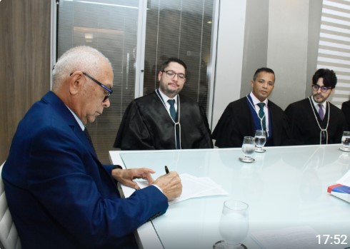 Vice-presidente do TJPB conduz ingresso de três novos magistrados no Judiciário estadual