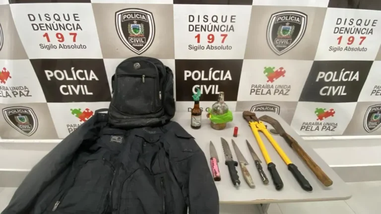 Polícia apreende coquetéis molotov e prende quatro suspeitos durante investigação de roubo em Itatuba