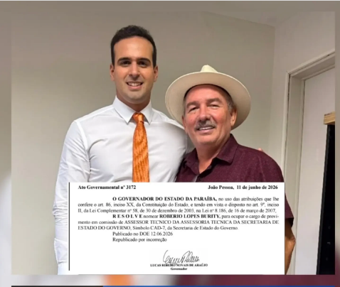 EX-PREFEITO DE INGÁ GANHA CARGO NO GOVERNO E DESPONTA COMO PEÇA-CHAVE NA ARTICULAÇÃO DE LUCAS RIBEIRO NA REGIÃO