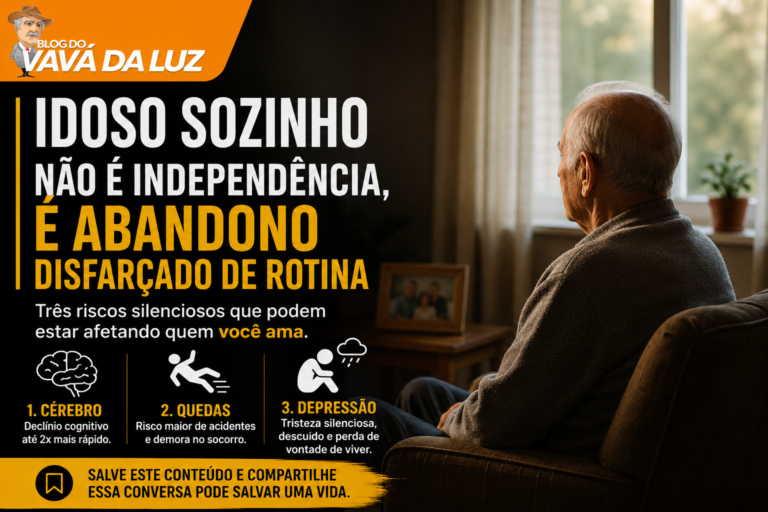 Idosos que passam o dia sozinhos enfrentam riscos à saúde física e mental, alertam especialistas