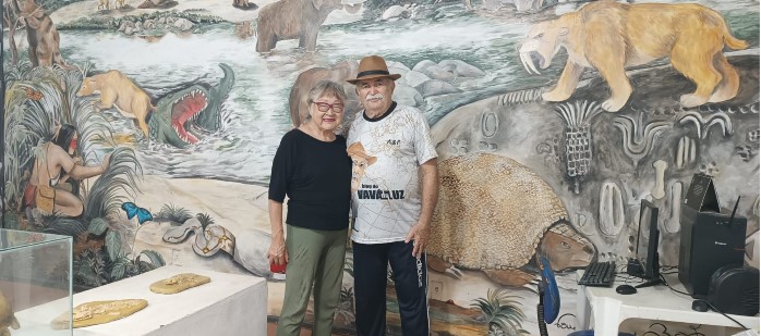 ONTEM 16/06 RECEBEMOS A VISITA DE TIZUKA YAMASAKI
