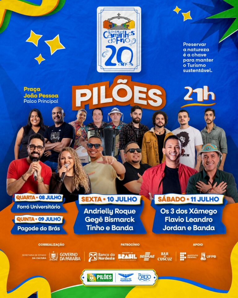 Caminhos do Frio celebra 20 anos em Pilões com natureza, cultura e Flávio Leandro