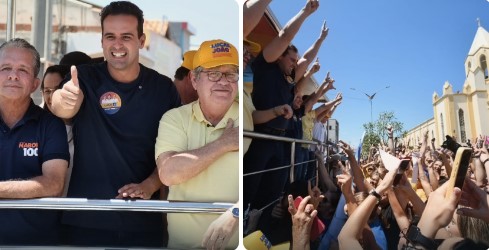 Lucas, João e Nabor lideram largada da caravana ‘Daqui pra Melhor’ a partir de Barra de Santa Rosa