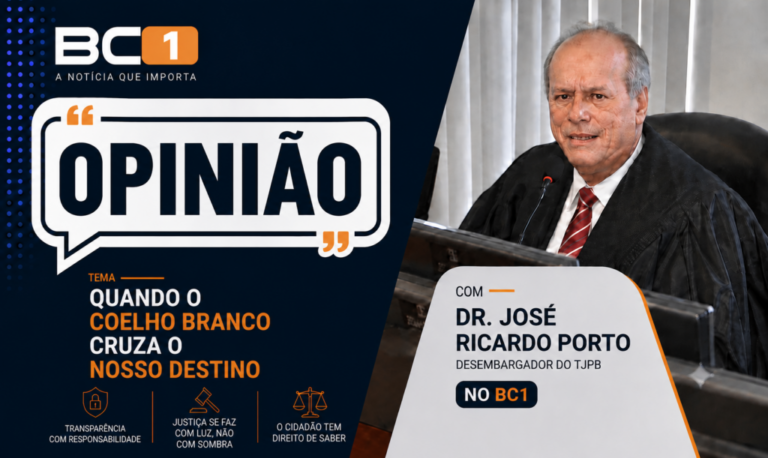 “Quando o Coelho Branco cruza o nosso destino” desembargador José Ricardo Porto