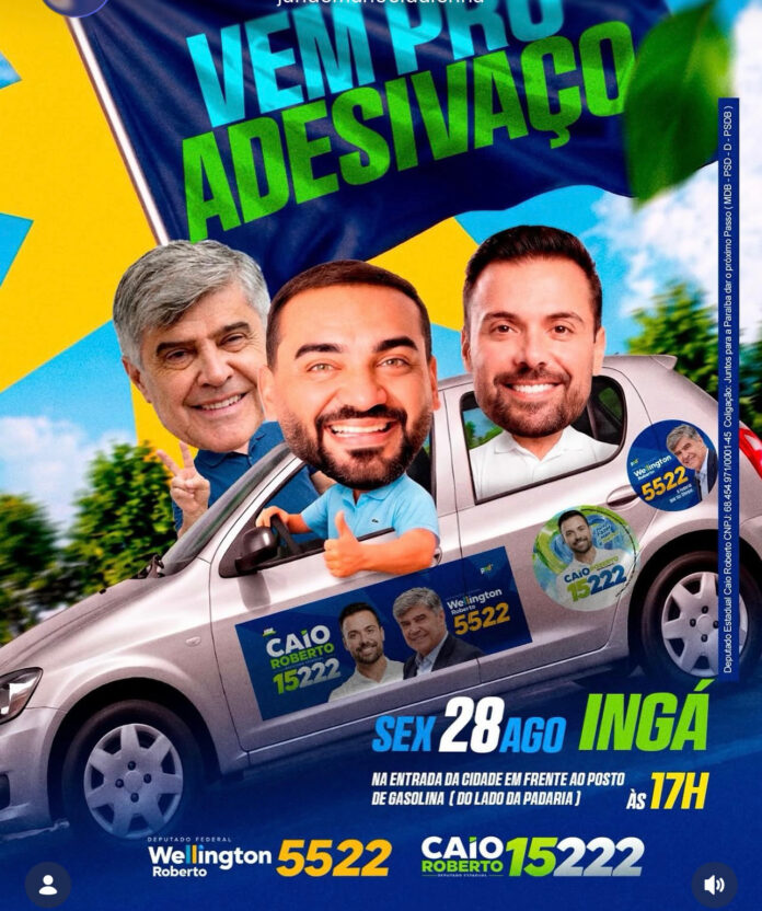 Prefeito Jan convoca adesivaço que marca início da mobilização política em Ingá