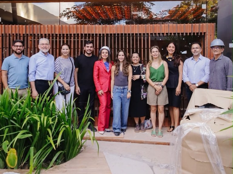 Camila Mariz faz visita técnica às obras da “Casa Paraíba” na Casacor no Centro Histórico de João Pessoa