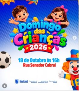 O Domingo das Crianças em Riachão do Bacamarte vai ser cheio de alegria e diversão!