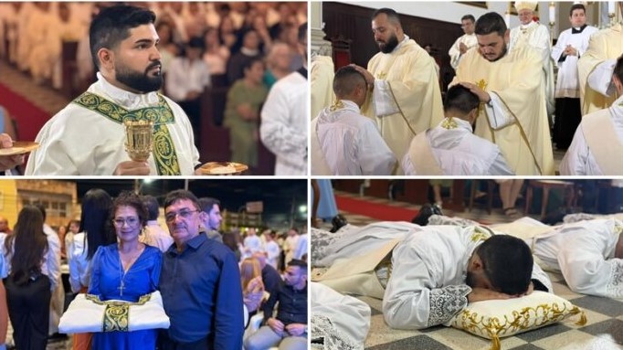 Ingaense Jean Clauber é ordenado sacerdote em celebração na Catedral de Nossa Senhora das Neves